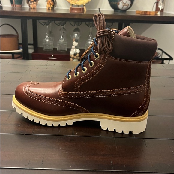Timberland 6” Premium Brogue Boots Limited Edition Brown new Mens Size 9 main image 9